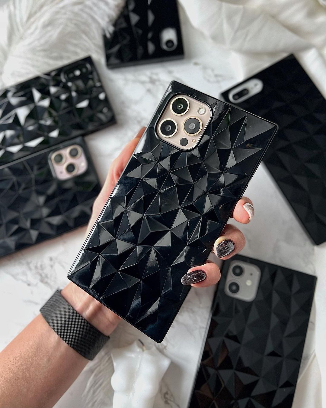 Luxury Square Plated Case