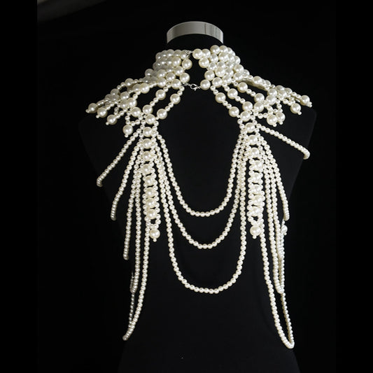 Luxury Fashionable Pearl Body Chain