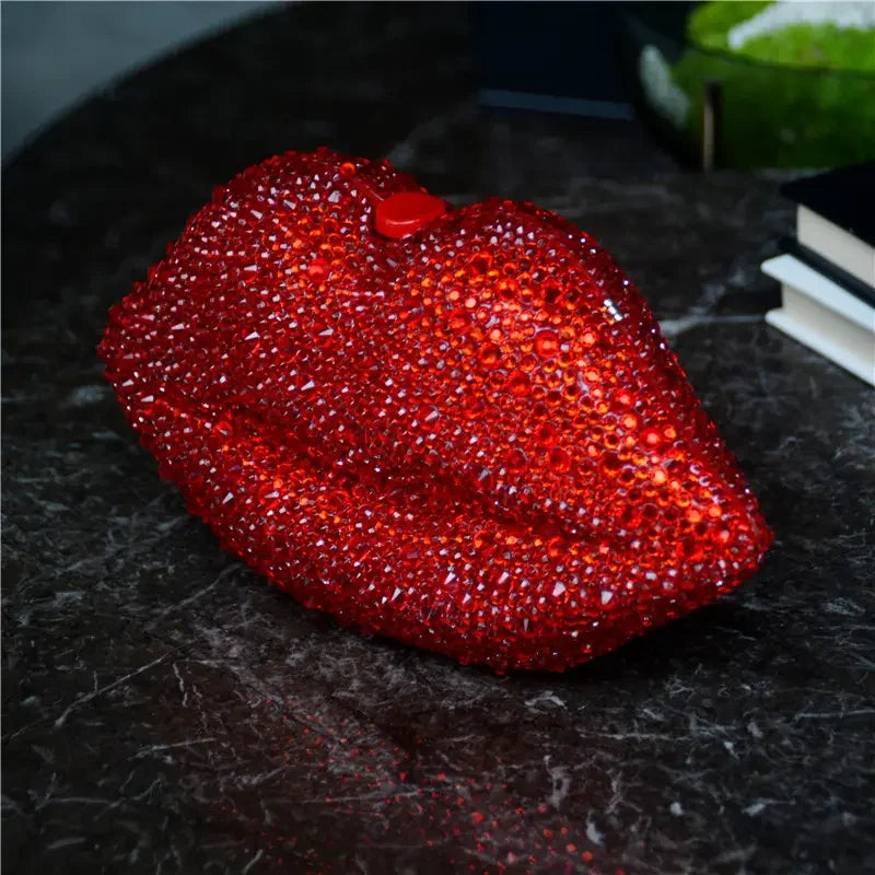 Rosy Red Lip Clutch