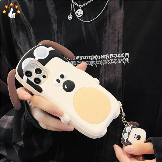 Cute Puppy Silicon Samsung Case