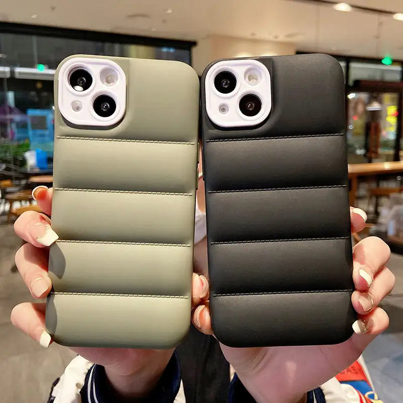 Premium Puffer Silicone Case