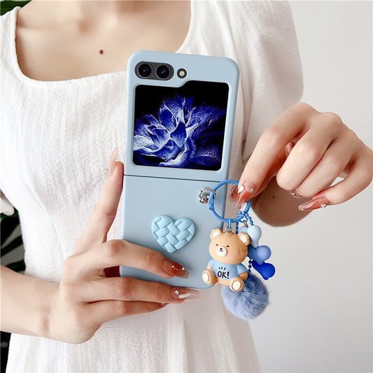 Premium Soft Teddy Z Flip 5 Case