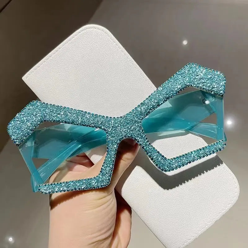 Luxury Brand Bling Eyeglasses