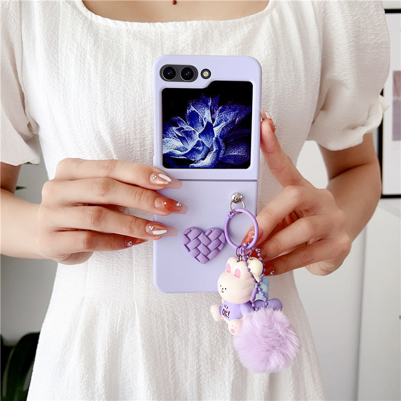 Premium Soft Teddy Z Flip 5 Case