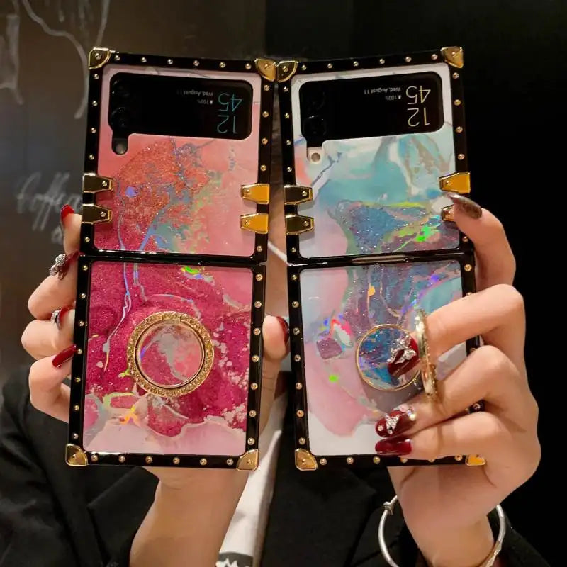 Premium Square Holder Flip Case