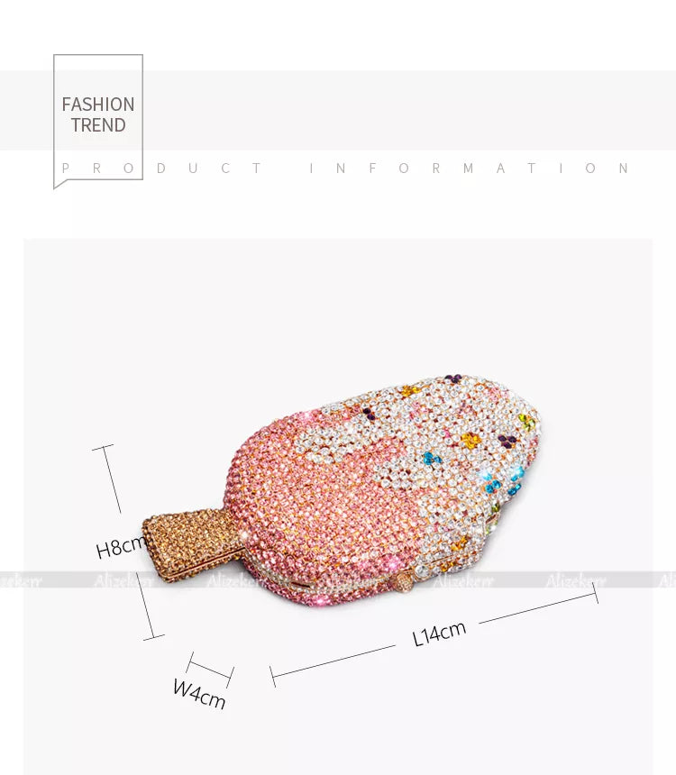 Popsicle Diamond Clutch