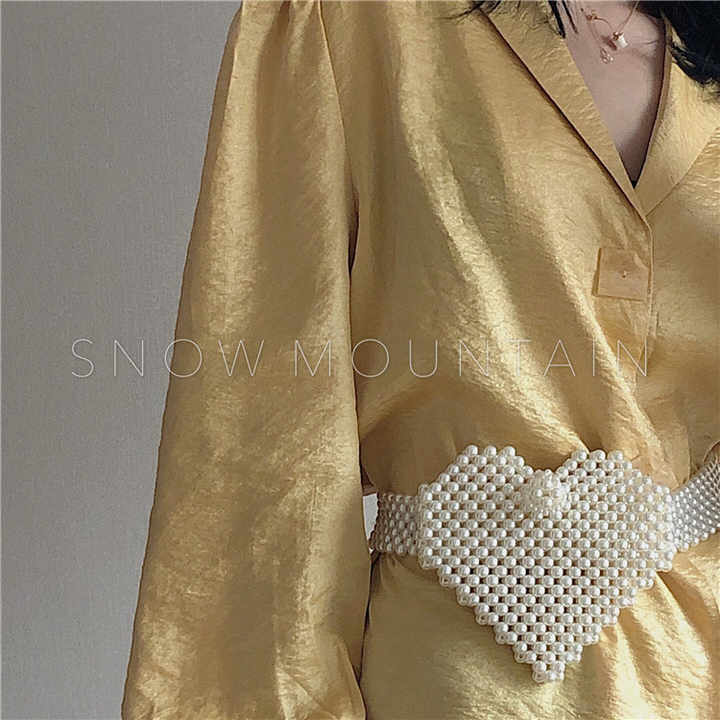 Premium Heart Beads Waist Bag