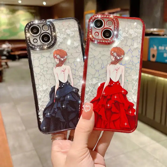 Premium Princesses Dress Iphone 15 Case