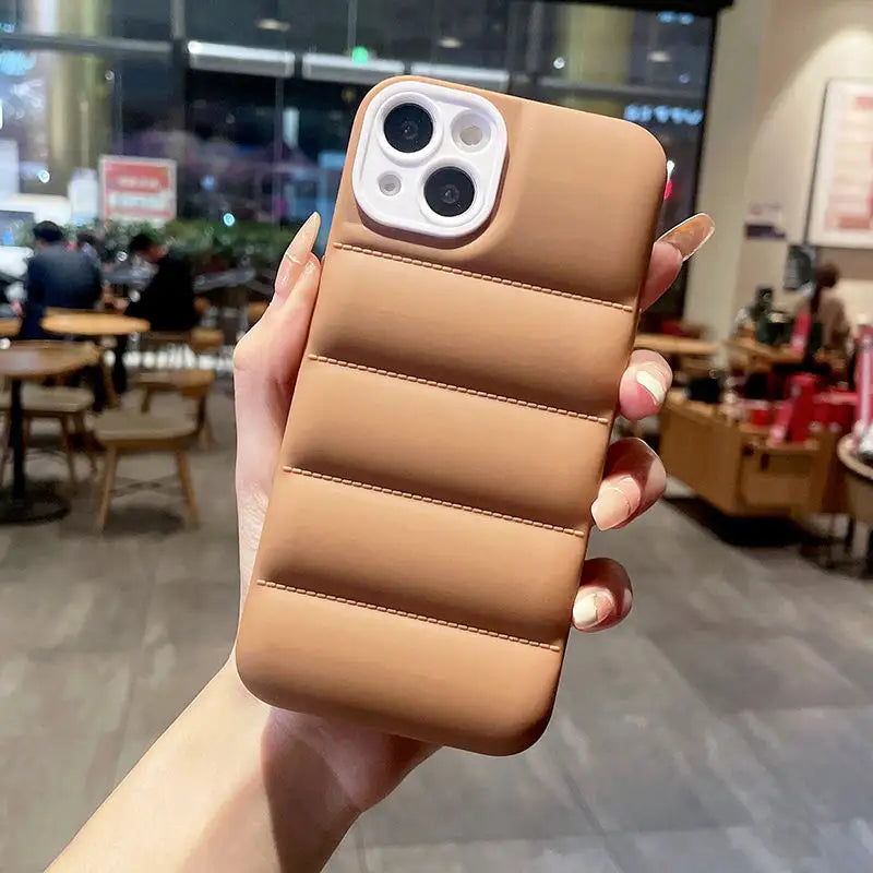Premium Puffer Silicone Case