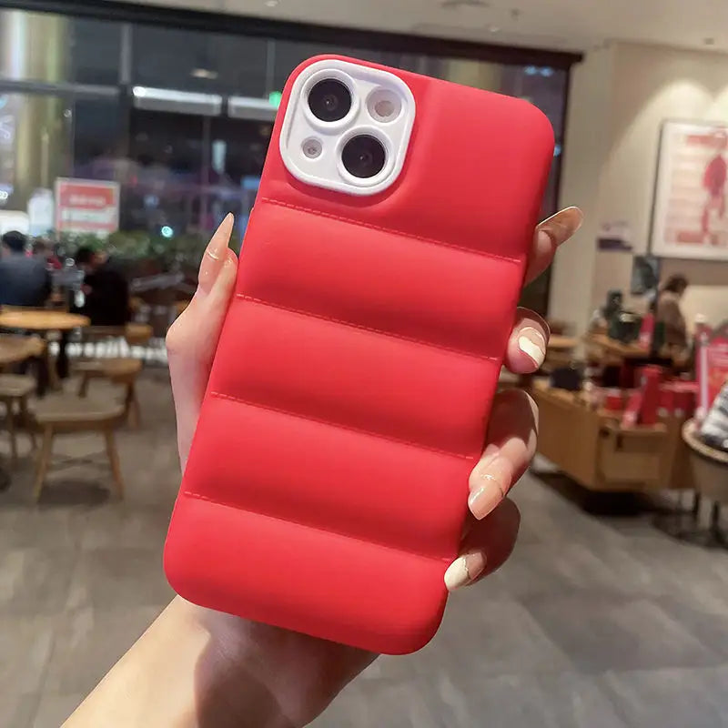 Premium Puffer Silicone Case