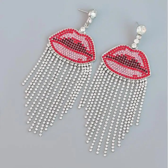 Lipstick Earrings