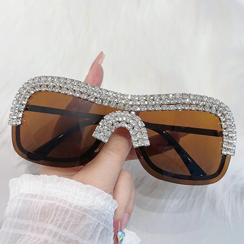 Voguish Rhinestone Sunglasses