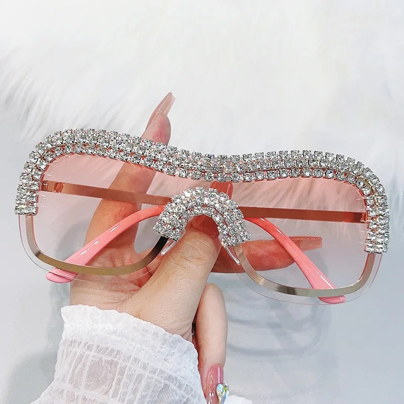 Voguish Rhinestone Sunglasses