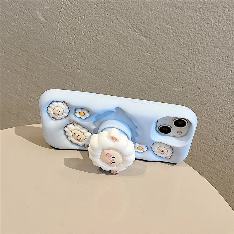 Blue Sheep iPhone Silicon Case