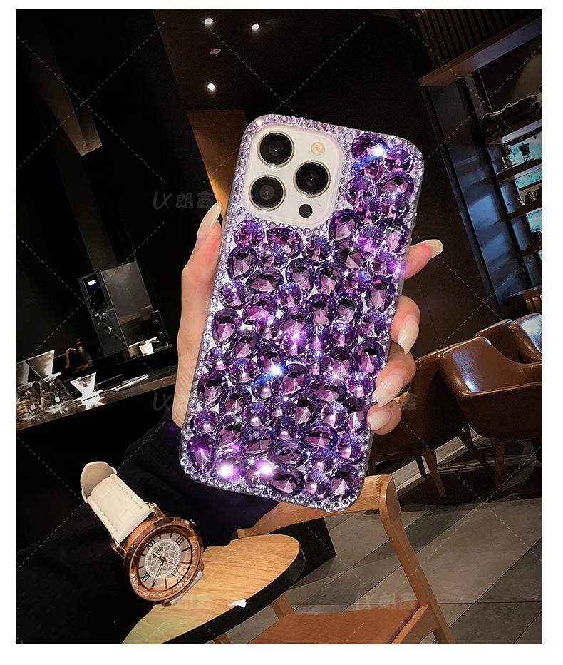 Luxuury Diamond Stone iPhone Case