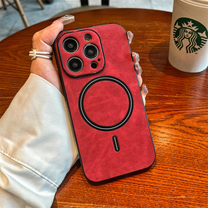 Luxury Leather Velvet Case