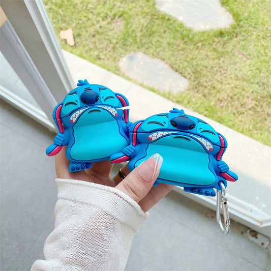 3D Cartoon Disney Stitch Airpods Case