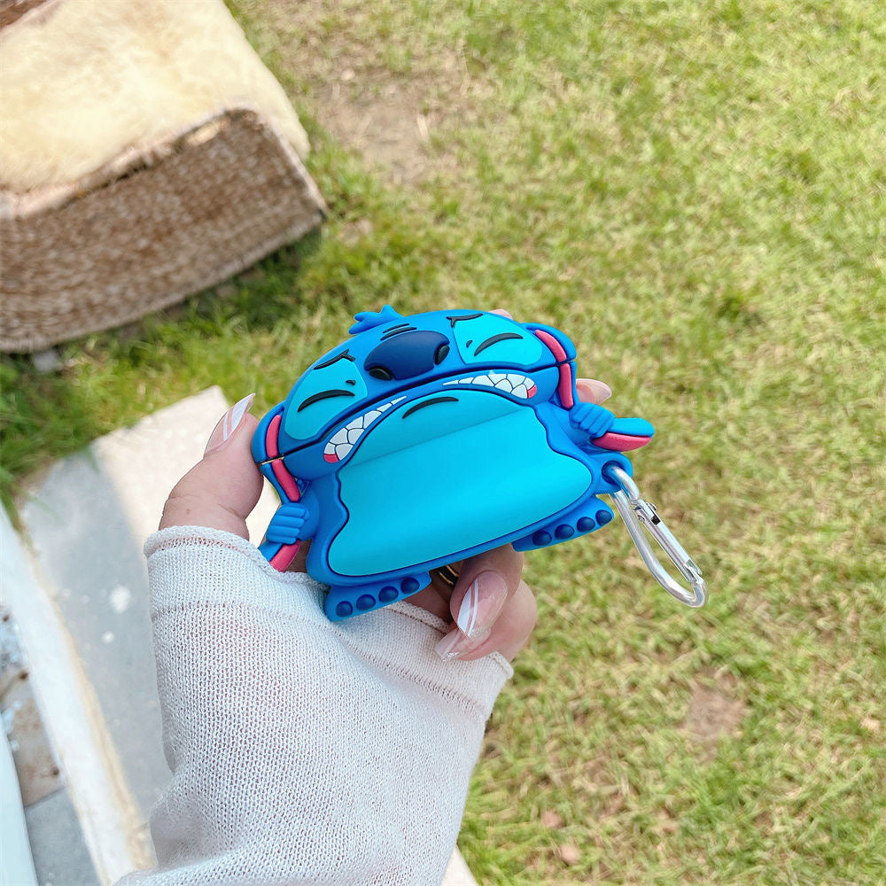 3D Cartoon Disney Stitch Airpods Case