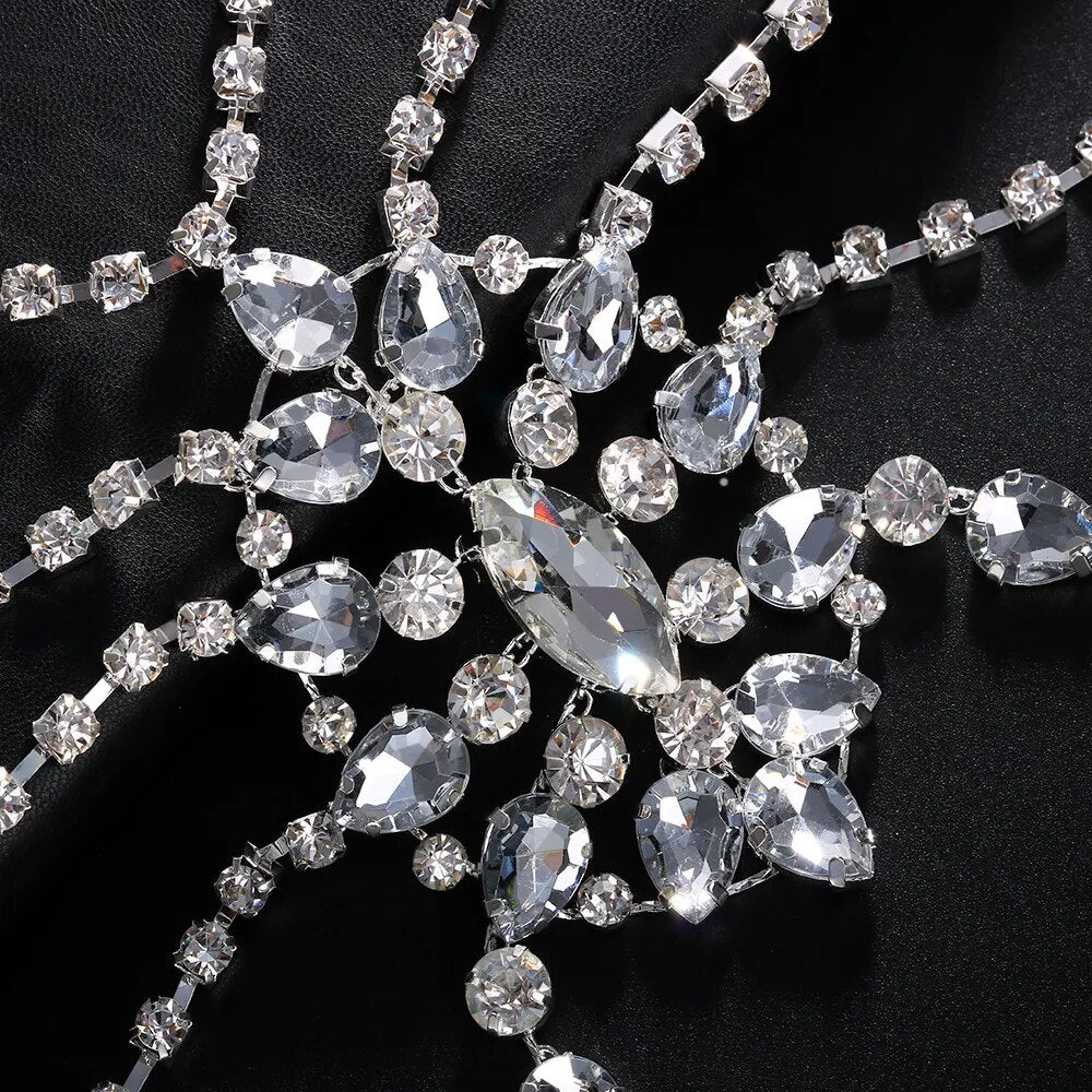 Premium Rhinestone Shoulder Chain