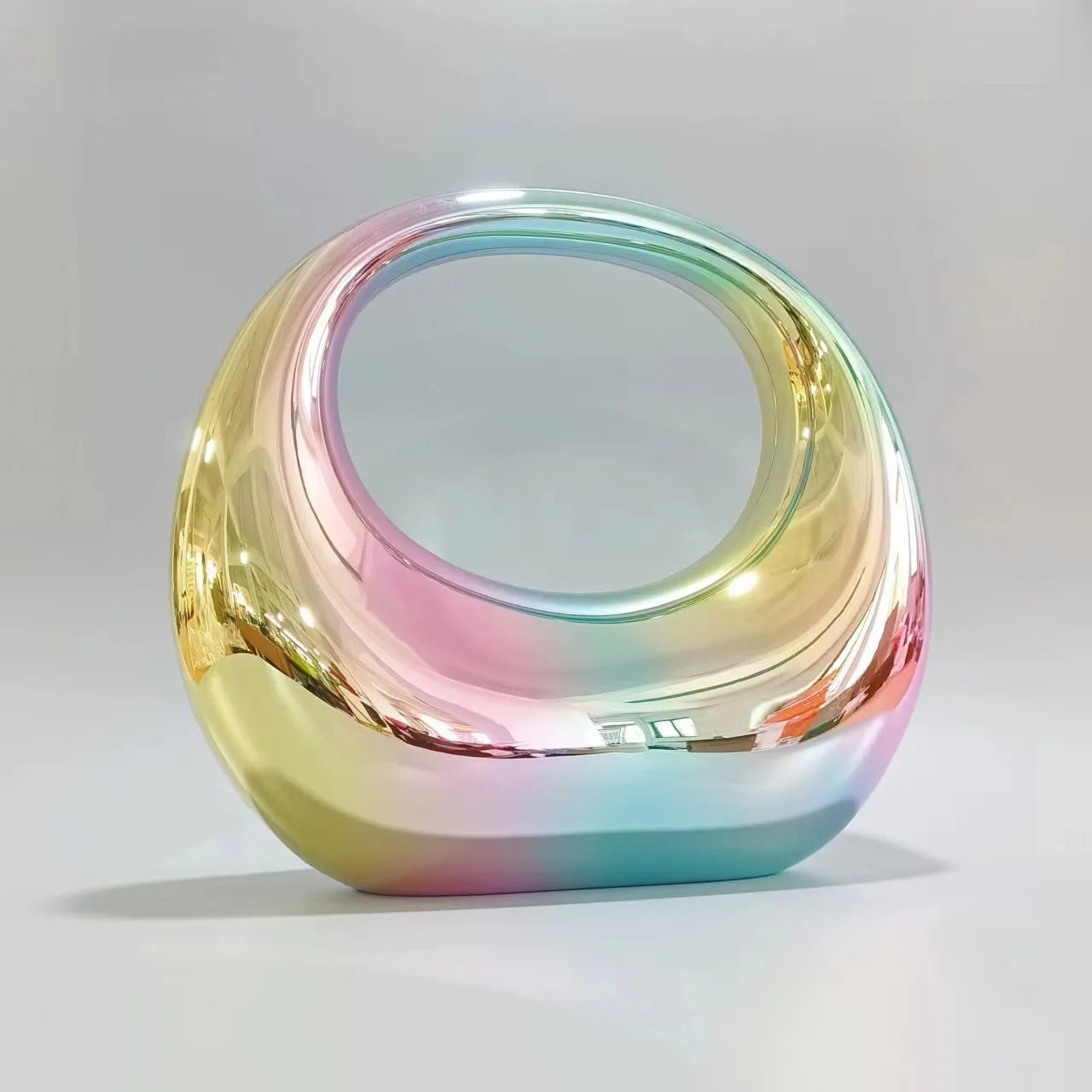 Bliss Acrylic Rainbow Clutch