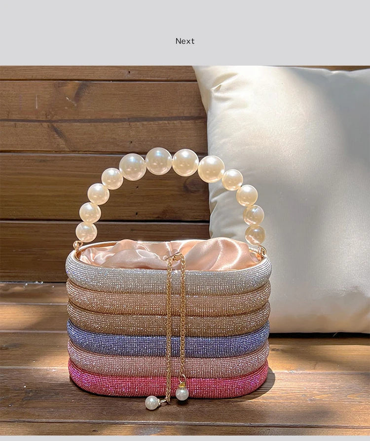 Luxury Candy Colorful Rhinestone Purse