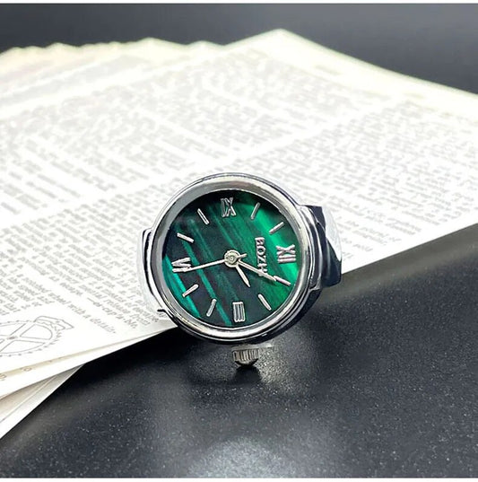 Premium Green Digital Watch Ring