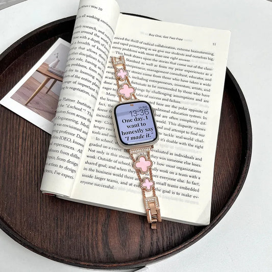 Luxury Flower Bracelet IWatch Strap