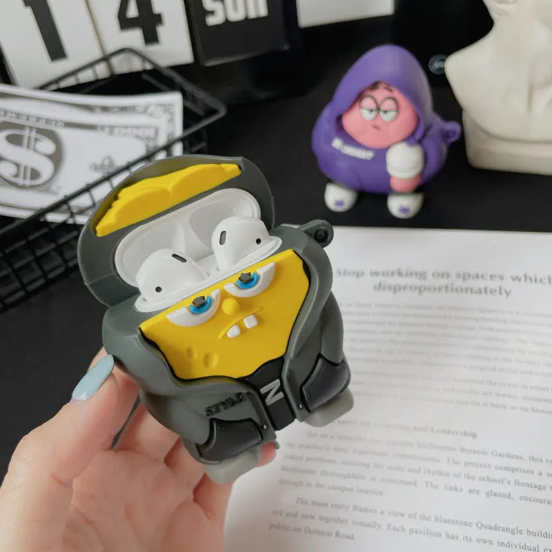 Premium SpongeBobs Airpods Case