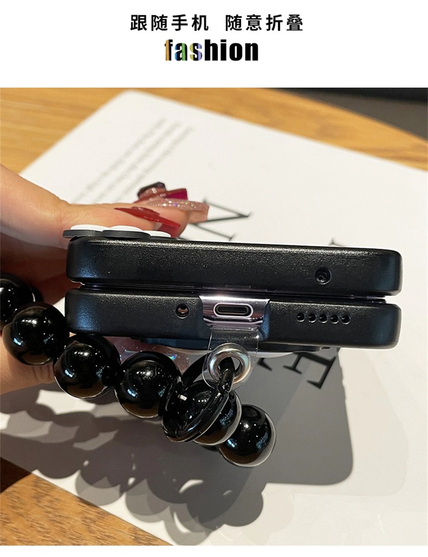 Premium Black BoB Z flip 5 Case