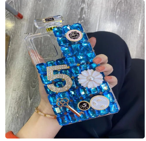 Luxury 5 perfume Studded Case
