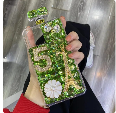 Luxury 5 perfume Studded Case