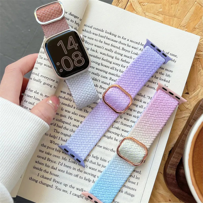 Premium Thread Work iwath Strap