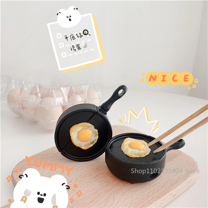 Premium Egg Pan Airpods Case