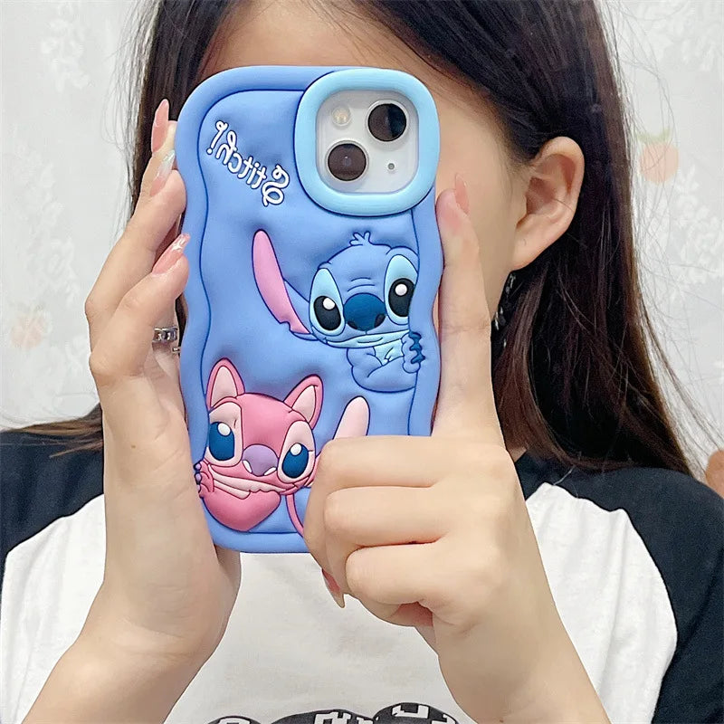 Premium Stitch iPhone Silicon Case