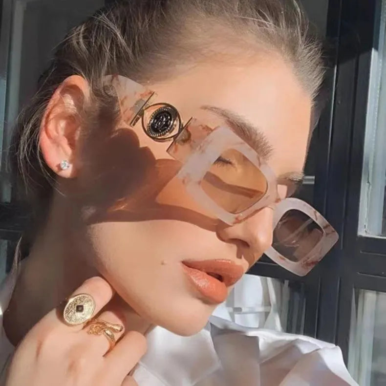 Retro Luxury Square Sunglasses