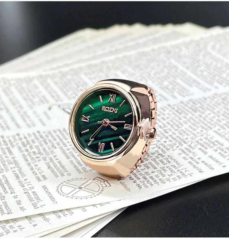 Premium Green Digital Watch Ring