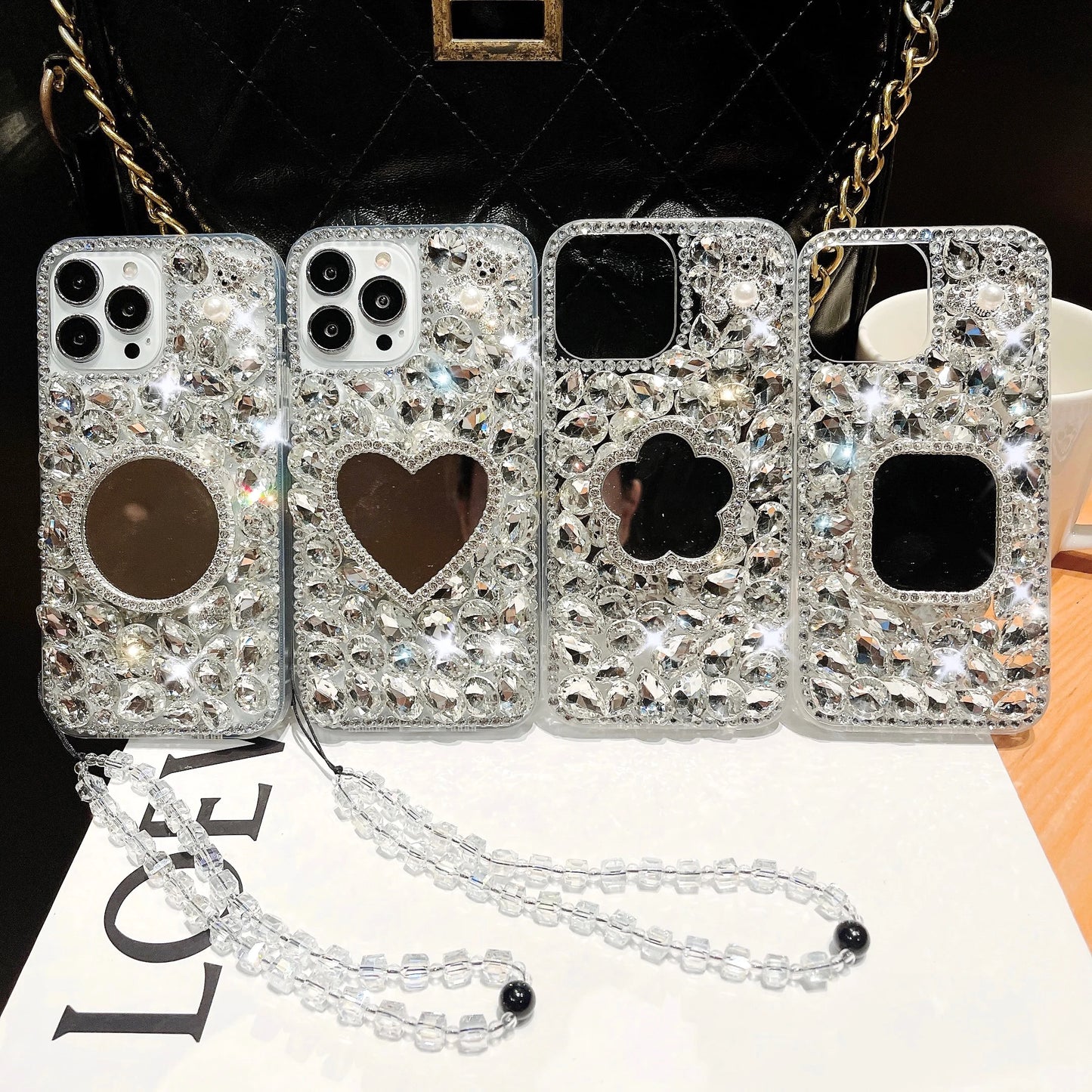 Studded Mirror Case