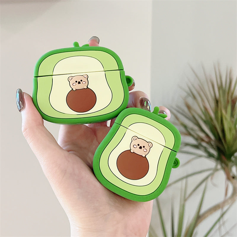 Premium Avocado Silicon Airpods Case