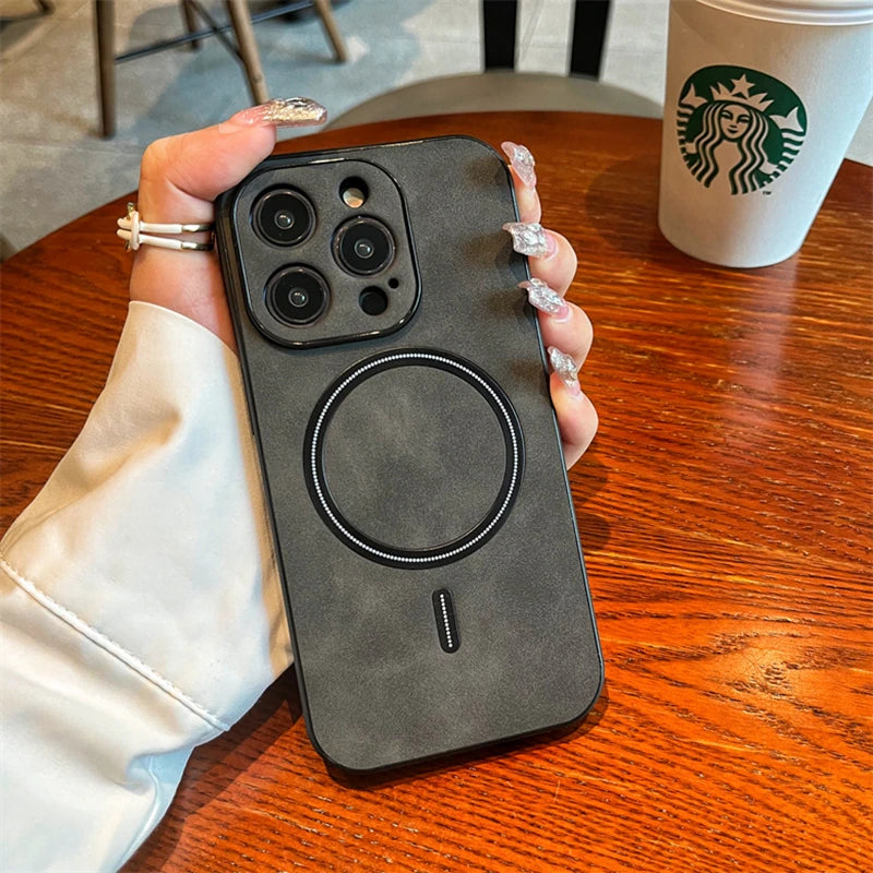 Luxury Leather Velvet Case