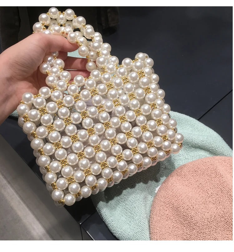 Premium Square Beaded Bag