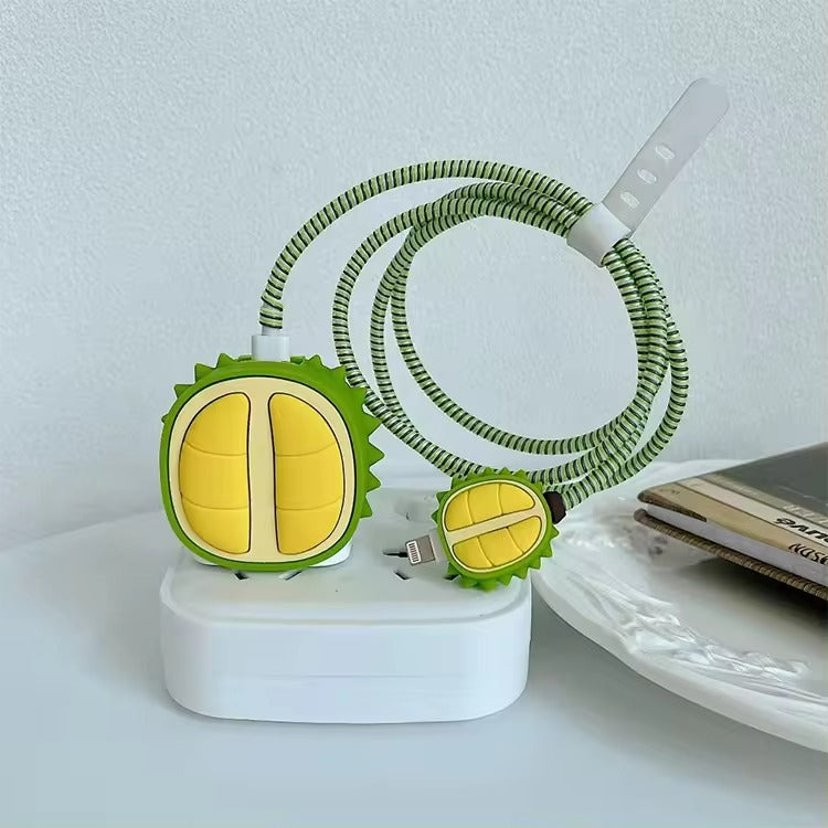 Fresh Lime iPhone Silicon Charger Case