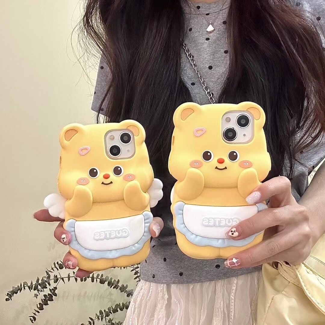 Yellow Bear iPhone Silicon Case