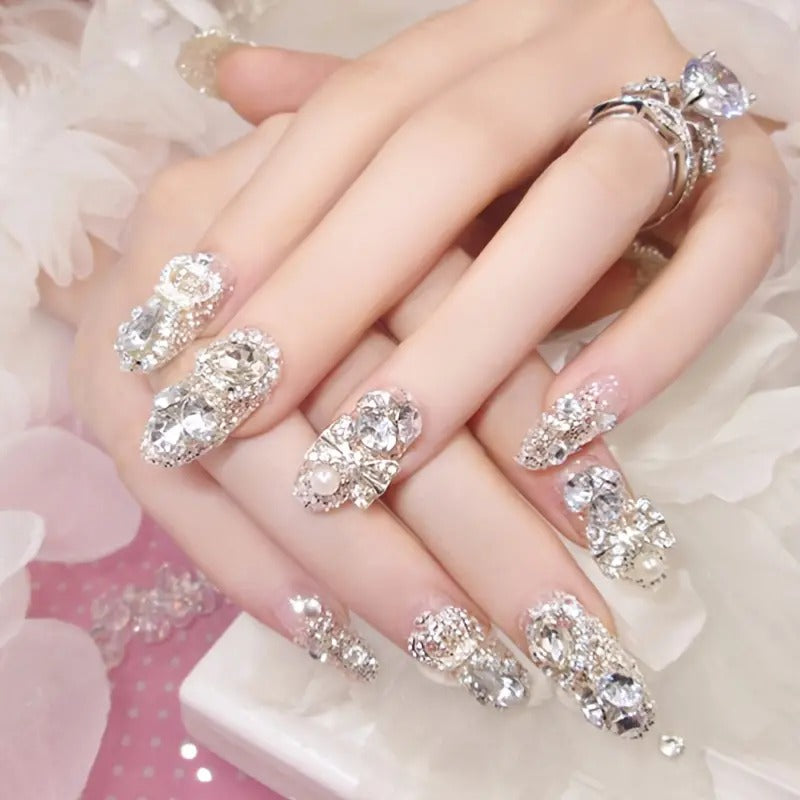 Diamond Glam Stick-On Nails