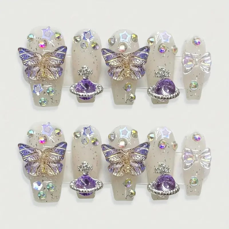 Lavender Mist Stick-On Nails