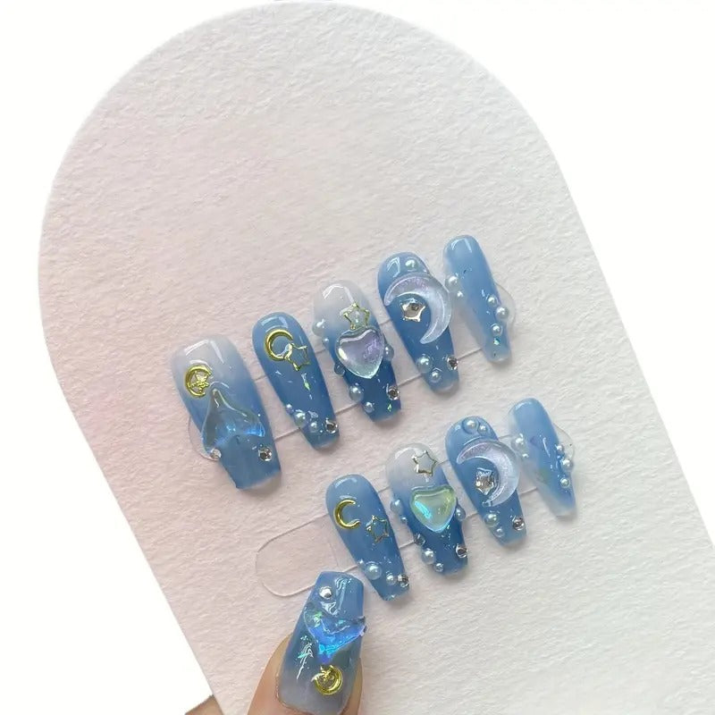 Azure Dream Stick-On Nails