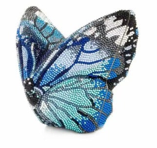 Blue Butterfly Bloom Clutch