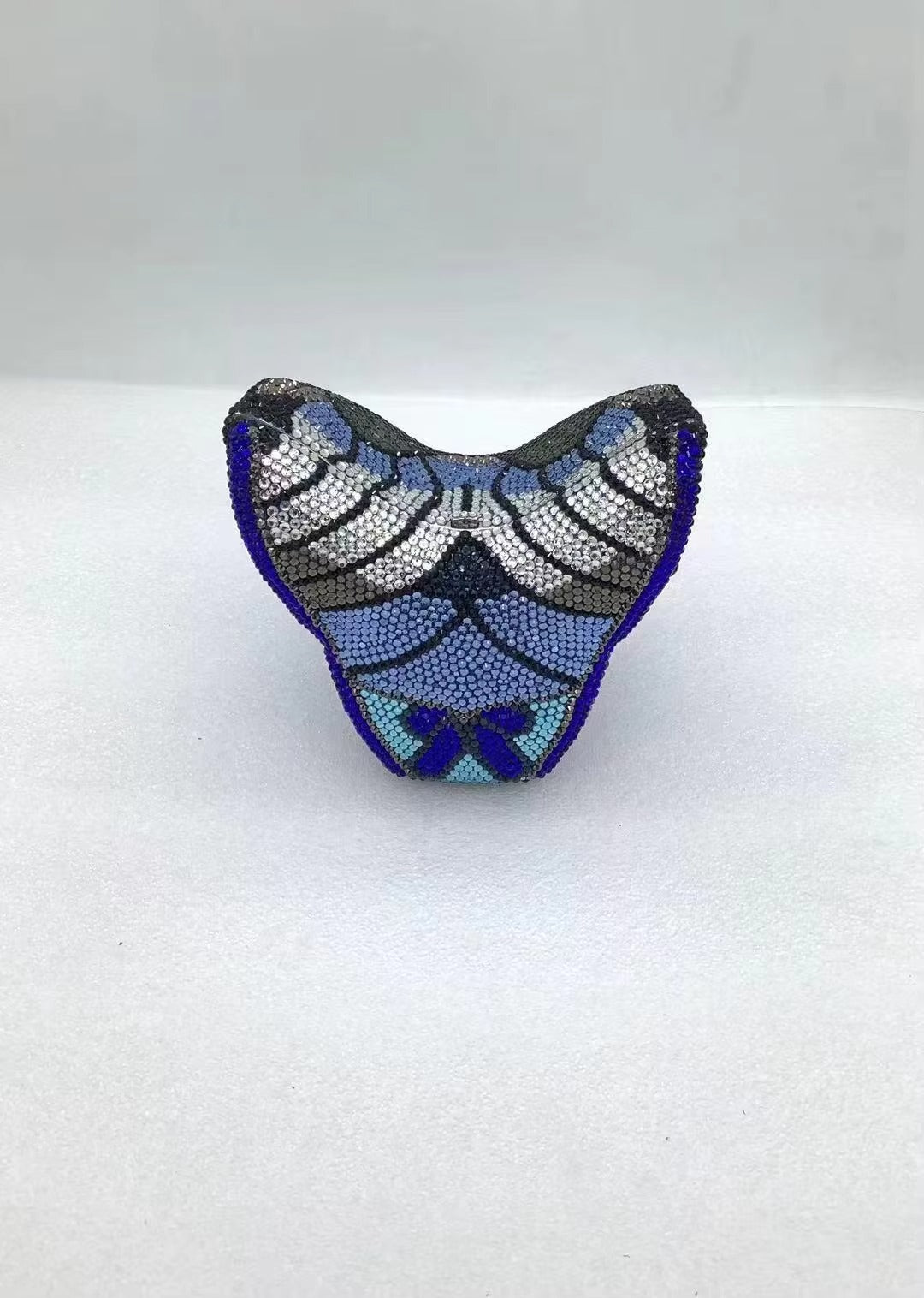 Blue Butterfly Bloom Clutch