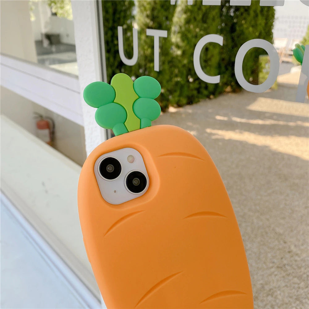Luxury Carrot iPhone Silicone Case