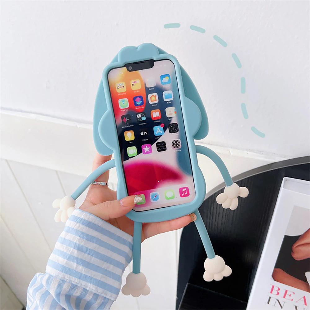 iPhone Silicone Puppy  Case