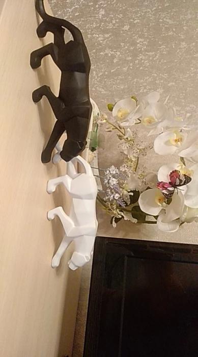 Geometric Panther Statue